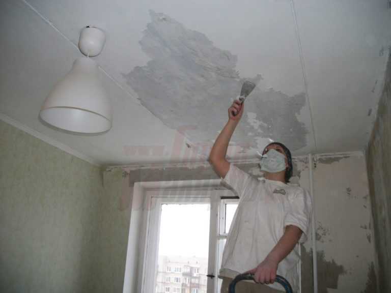 Ремонт потолка своими руками после протечки и стоимость работ при затоплении
