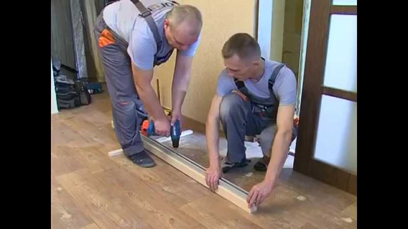 Раздвижные двери своими руками: пошаговая установка, изготовление