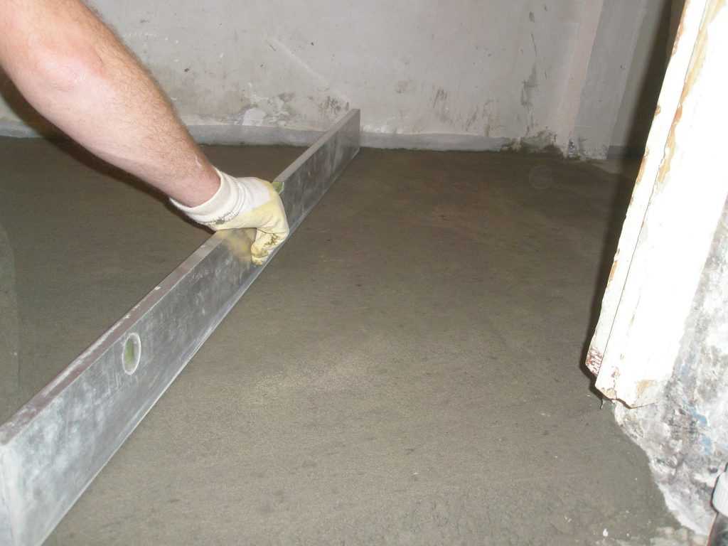 Ремонт бетонной стяжки пола
