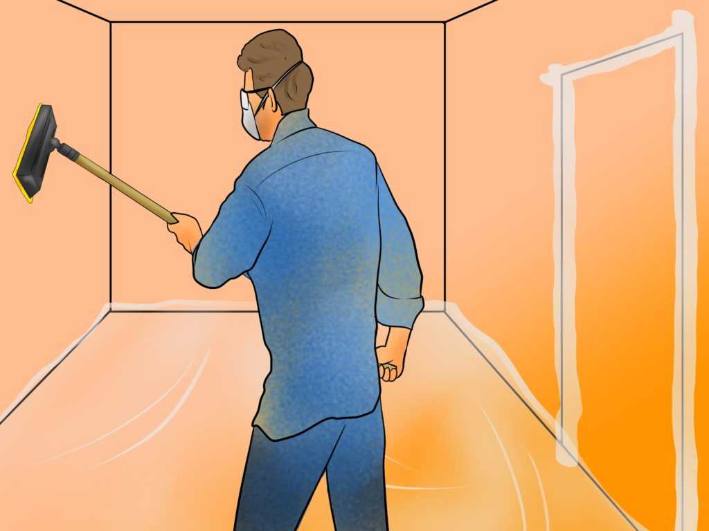 Как подготовить стены к покраске- пошаговая инструкция