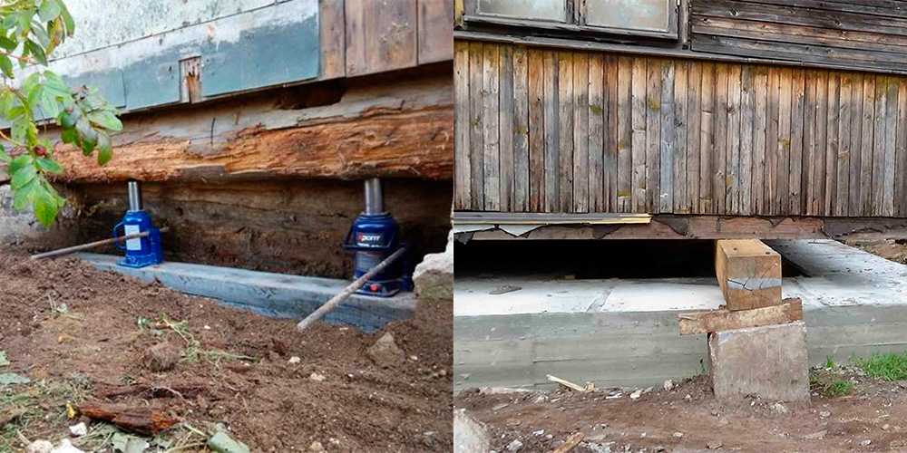 Как заменить фундамент под деревянным домом
