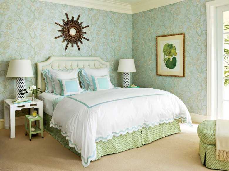 Комбинированные обои в спальню дизайн 2021 (111 фото): идеи в интерьере комнаты с обоями двух видов, правила сочетания цветов и текстур