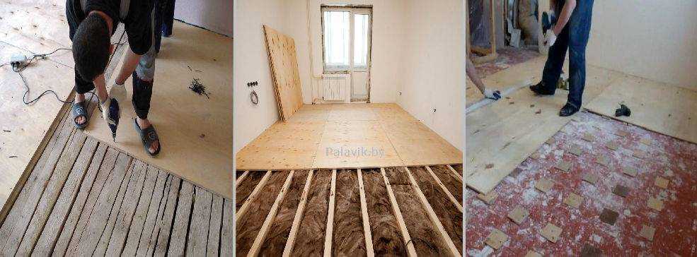 Чем выровнять деревянный пол в частном доме видео