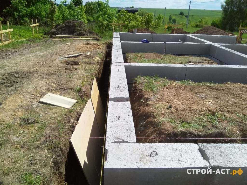 Фундамент из блоков фбс: плюсы и минусы, технологические особенности