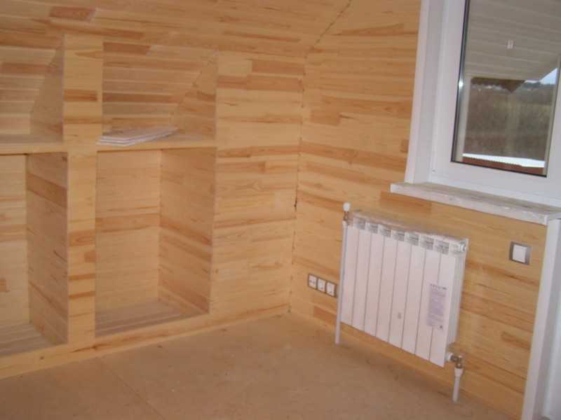 Чем можно обшить стены внутри деревянного дома?