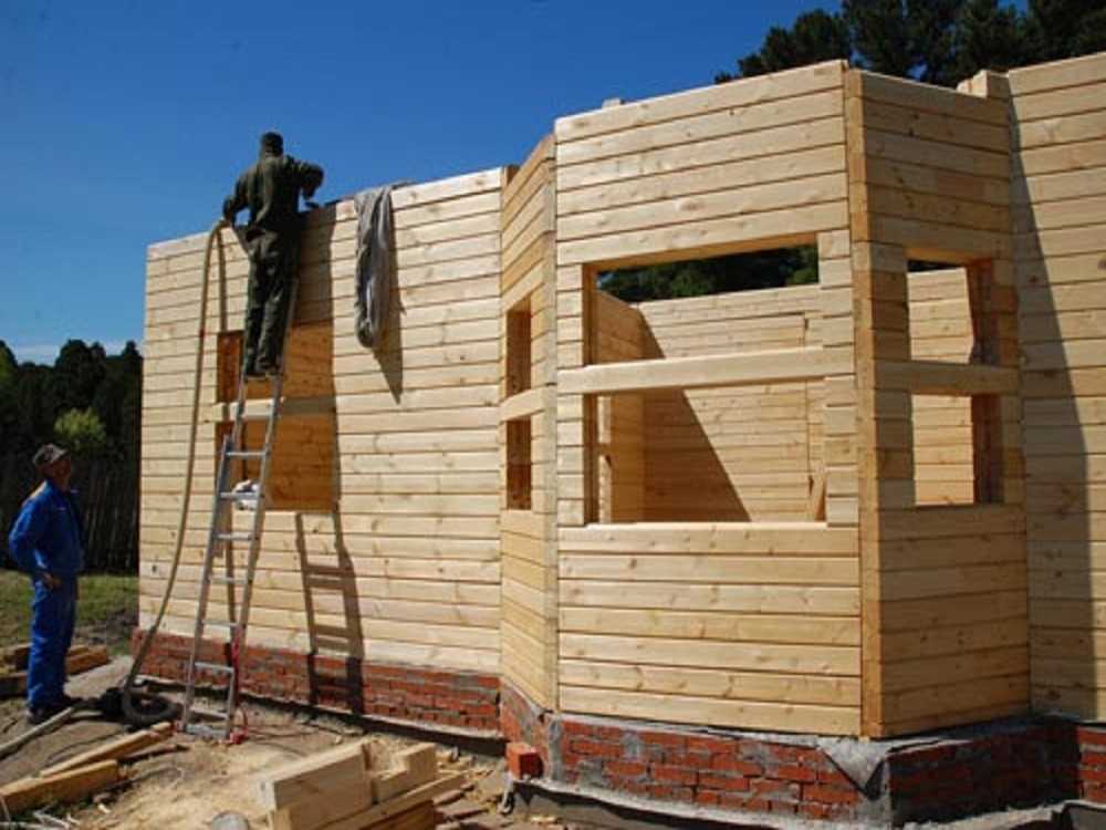 Строительство дома из бруса своими руками: видео-инструкция, пошаговое руководство, схема постройки, фото и цена